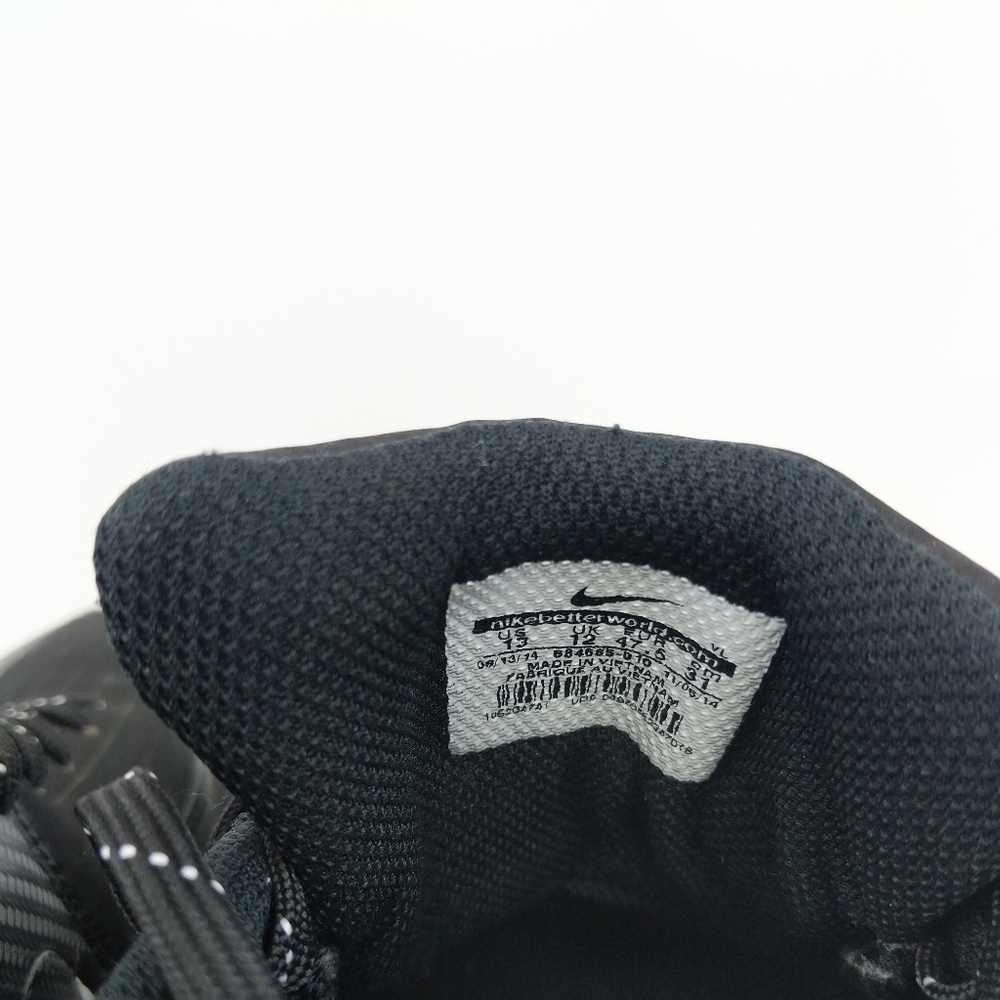 Nike Black and White Metal Baseball Cleats - Picture 3 of 5